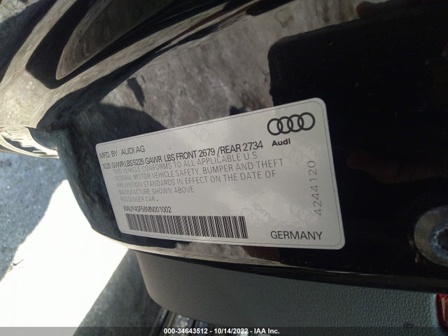 2021 Audi S5, VIN: WAUY4GF56MN001002