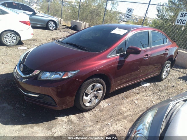 Honda Civic Sedan Lx 2014 19XFB2F52EE056071 Image 2