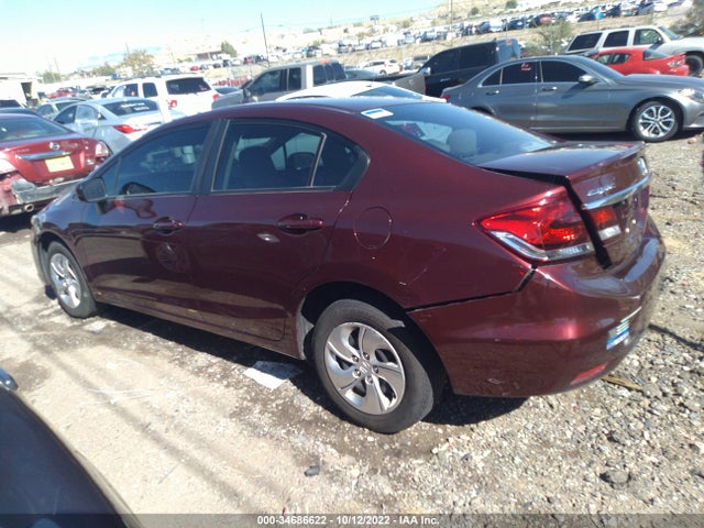 Honda Civic Sedan Lx 2014 19XFB2F52EE056071 Image 3