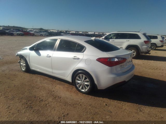 KNAFX4A69E5195684 KIA FORTE LX