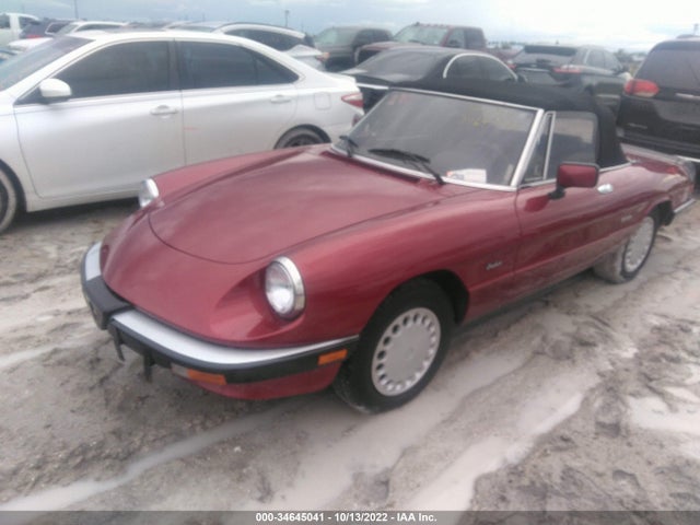 ZARBA5642J1062725 Alfa Romeo Spider Graduate