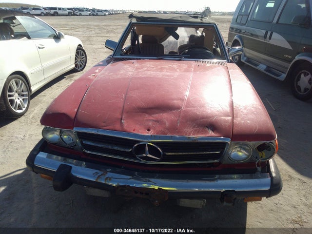 1987 MERCEDES-BENZ 560 SL VIN: WDBBA48D9HA060335