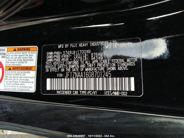 2016 Scion FR-S, VIN: JF1ZNAA16G8701245
