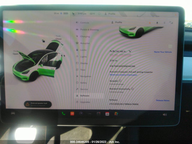 Tesla Model Y Performance 2022 7SAYGDEF6NF441789 Image 7