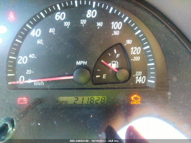 2002 TOYOTA CAMRY XLE/LE/SE VIN: 4T1BF32KX2U011893