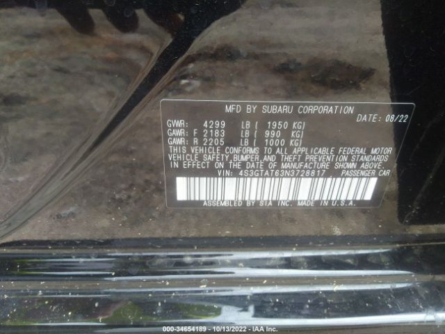 4S3GTAT63N3728817 Subaru Impreza