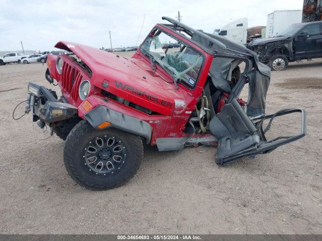 Auction sale of the 2002 Jeep Wrangler X, vin: 1J4FA39S92P767234, lot number: 34654693