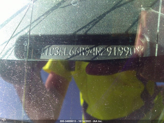 2004 CHRYSLER SEBRING LIMITED VIN: 1C3EL66R94N291990
