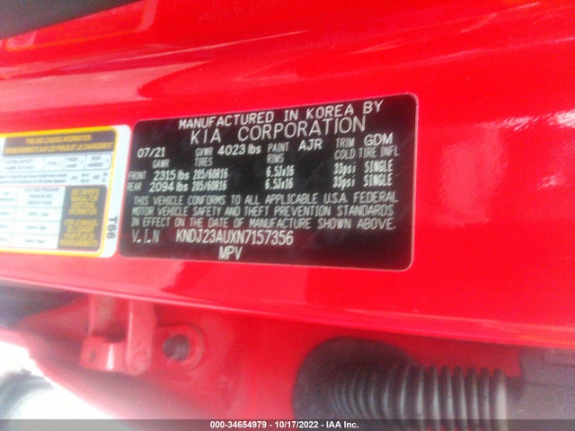 2022 Kia Soul, VIN: KNDJ23AUXN7157356