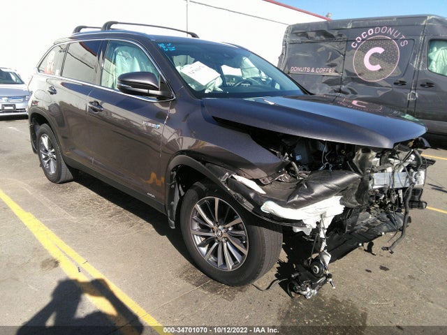 2019 Toyota Highlander, VIN: 5TDJGRFH6KS057501