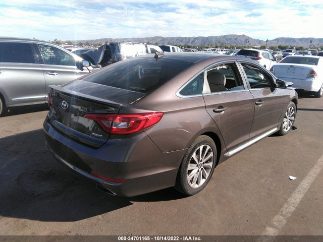 Hyundai Sonata 2.4l Sport 2015 5NPE34AF7FH045455 Image 5
