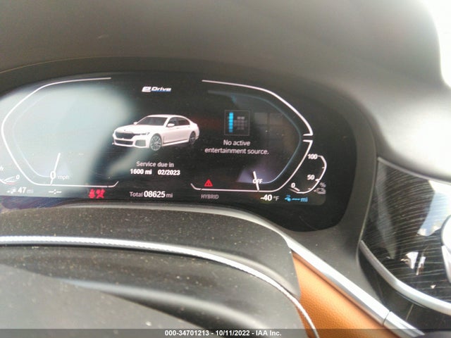 BMW 7 Series 745e Xdrive 2022 аукцион фото