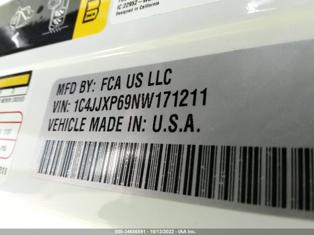 2022 Jeep Wrangler, VIN: 1C4JJXP69NW171211