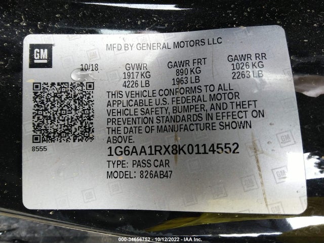 Cadillac Ats Coupe Rwd 2019 1G6AA1RX8K0114552 Image 9