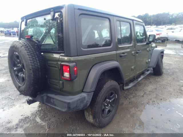 2021 JEEP WRANGLER UNLIMITED SPORT VIN: 1C4HJXDN6MW514792
