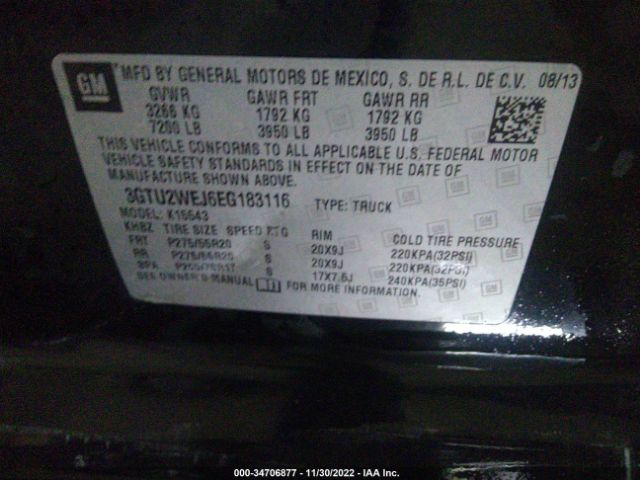 3GTU2WEJ6EG183116 GMC Sierra 1500 Denali