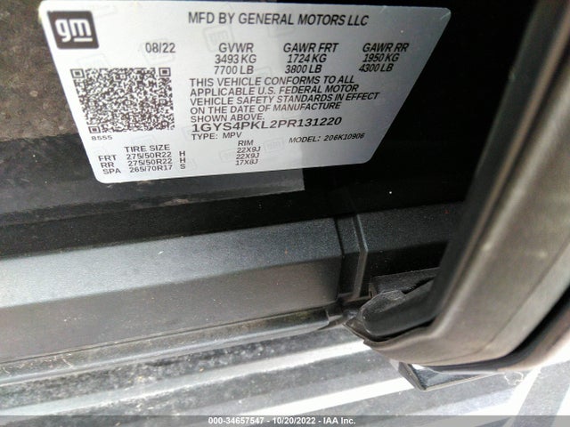 2023 Cadillac Escalade, VIN: 1GYS4PKL2PR131220