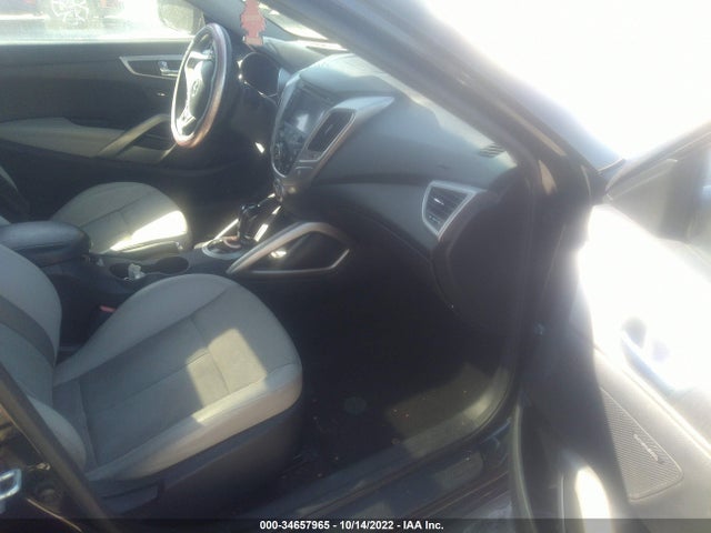 2013 HYUNDAI VELOSTER W/GRAY INT VIN: KMHTC6AD5DU148180