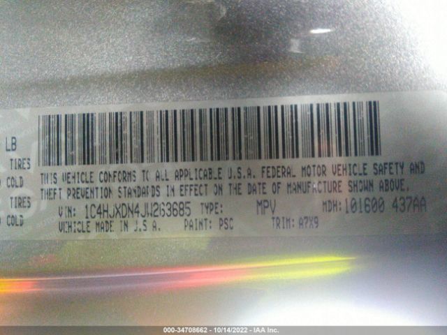 1C4HJXDN4JW263685 Jeep Wrangler Unlimited Sport
