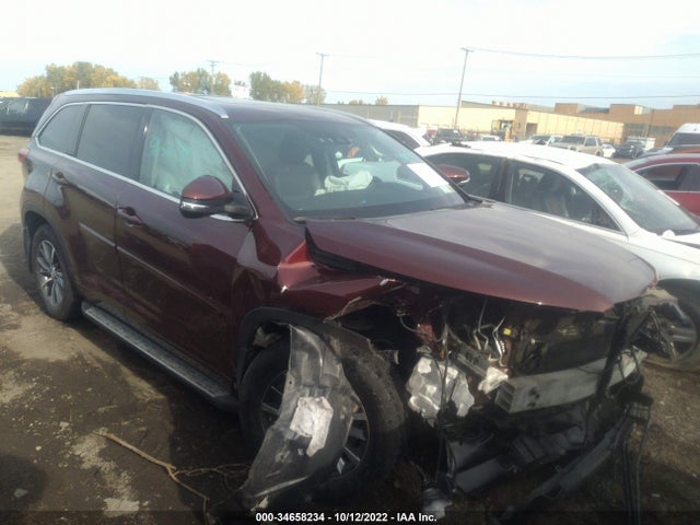 2017 Toyota Highlander, VIN: 5TDJZRFH2HS481986