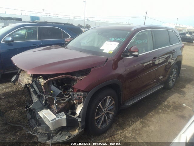 2017 Toyota Highlander, VIN: 5TDJZRFH2HS481986