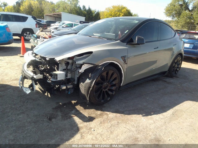 Tesla Model Y Performance 2021 5YJYGDEF5MF121665 Image 2