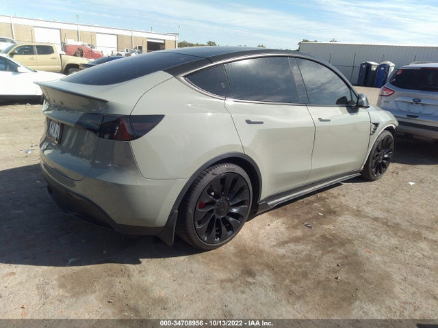 Tesla Model Y Performance 2021 5YJYGDEF5MF121665 Image 4