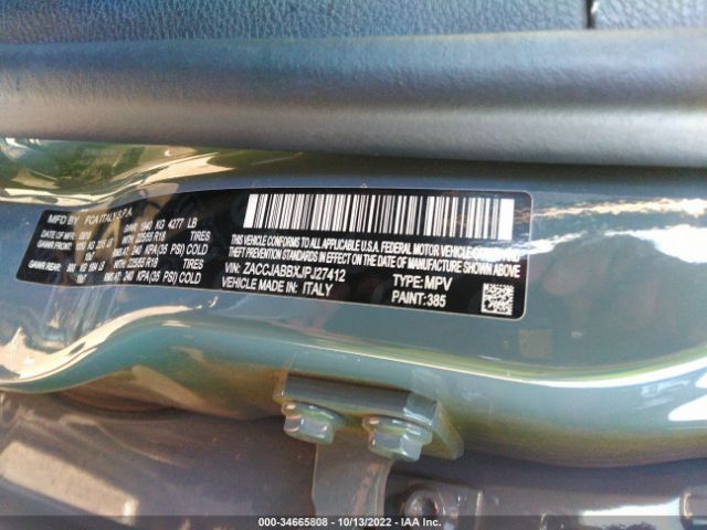 ZACCJABBXJPJ27412 Jeep Renegade Latitude