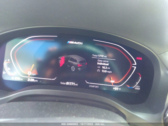 BMW X3 M40i 2022 аукцион фото