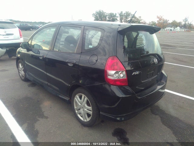 2007 HONDA FIT SPORT VIN: JHMGD38677S059136