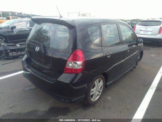 2007 HONDA FIT SPORT VIN: JHMGD38677S059136