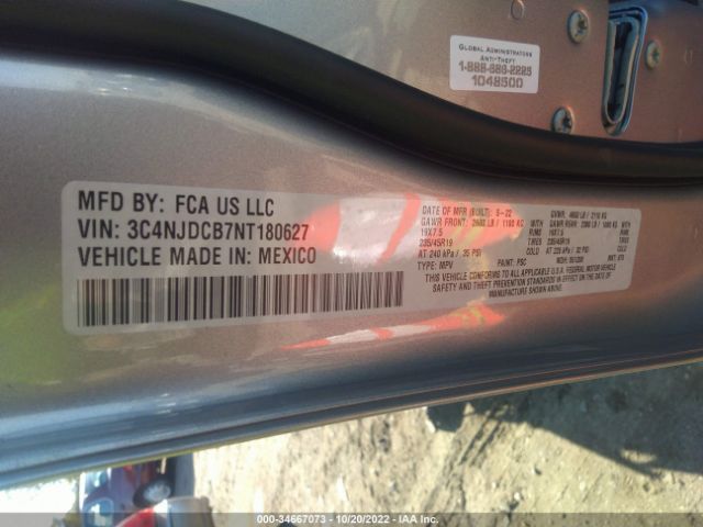 3C4NJDCB7NT180627 Jeep Compass High Altitude