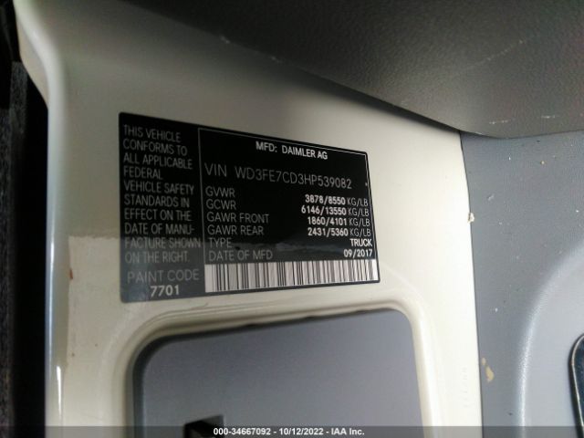WD3FE7CD3HP539082 Mercedes-Benz SPRINTER CARGO VAN
