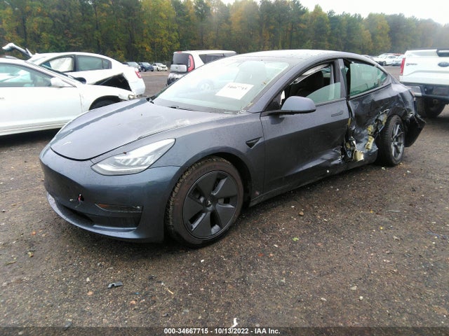 Tesla Model 3 Long Range 2021 5YJ3E1EBXMF853091 Image 2