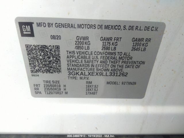 3GKALXEX9LL331262 GMC Terrain Denali