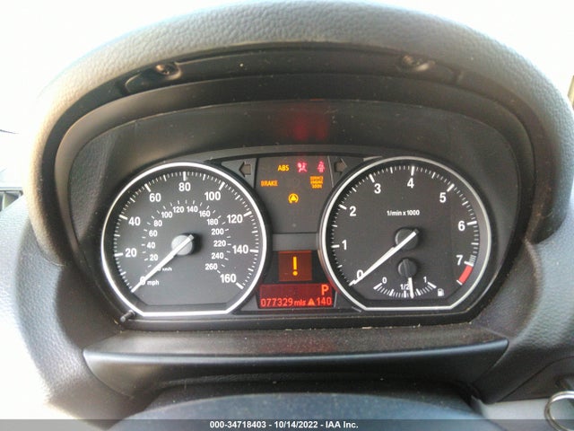 2008 BMW 1 SERIES 128I VIN: WBAUP73598VF09158