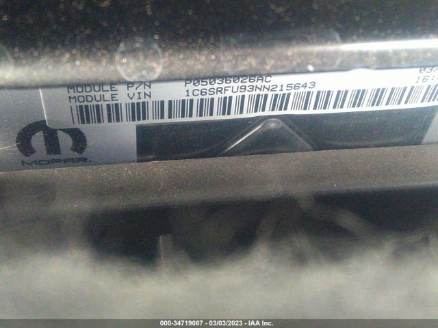 RAM 1500 Trx 2022 1C6SRFU93NN215643 Image 10