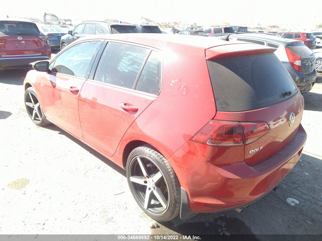 2015 Volkswagen Golf, VIN: 3VW2A7AU9FM037292