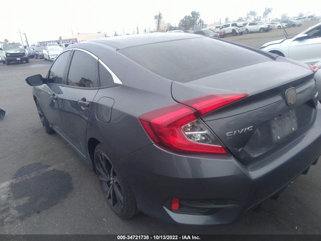 2019 HONDA CIVIC SEDAN SPORT VIN: 2HGFC2F80KH542922
