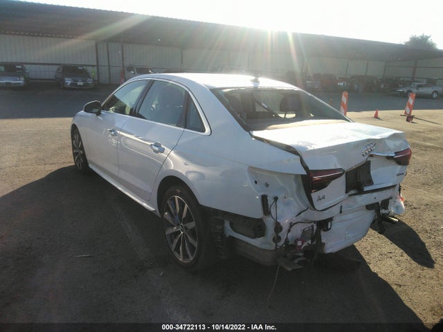 2021 Audi A4, VIN: WAUABAF41MN013022