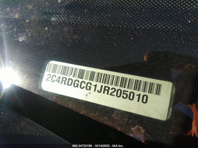 Dodge Grand Caravan Sxt 2018 2C4RDGCG1JR205010 Image 9