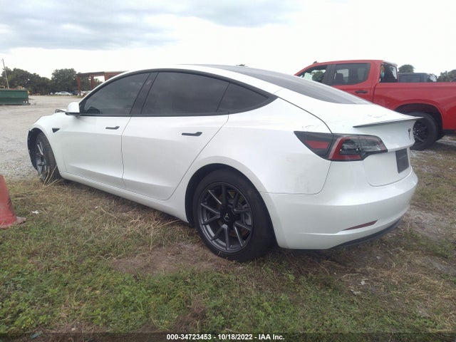Tesla Model 3 Standard Range Plus 2021 5YJ3E1EAXMF968961 Image 3