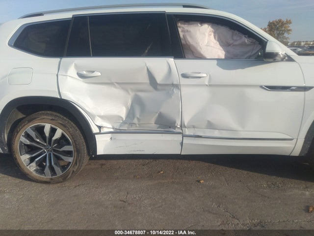 1V2FR2CA2NC513643 Volkswagen Atlas 3.6l V6 Sel Premium
