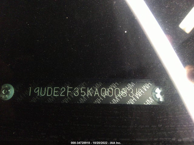 2019 Acura ILX, VIN: 19UDE2F35KA000834