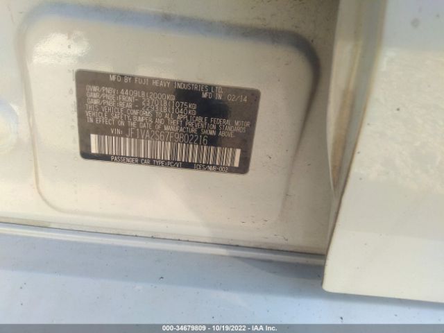JF1VA2S67F9802216 Subaru Wrx Sti Limited
