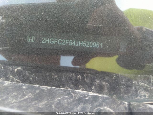 2HGFC2F54JH520961 Honda Civic Sedan Lx