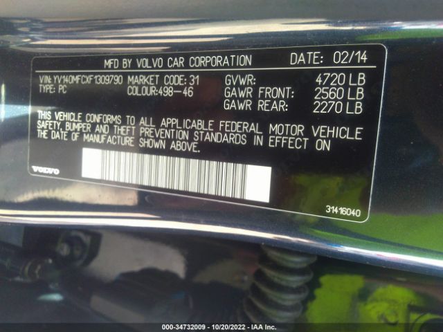 YV140MFCXF1309790 Volvo S60