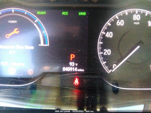 2019 HONDA ACCORD HYBRID TOURING VIN: 1HGCV3F92KA010792