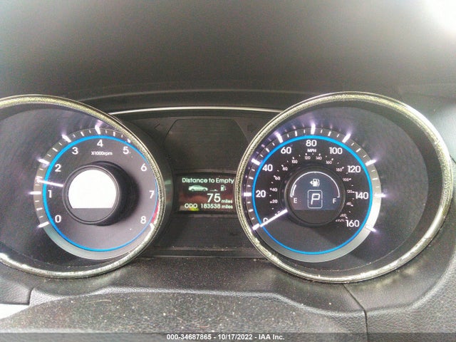 2012 HYUNDAI SONATA GLS PZEV VIN: 5NPEB4AC2CH466083