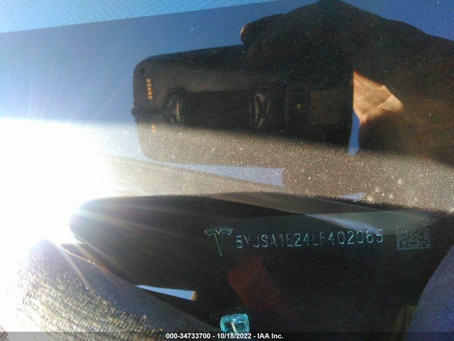 Tesla Model S Long Range 2020 5YJSA1E24LF402065 Image 9